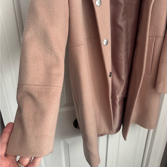 Pale pink fur Kenneth Cole coat - Picture 2 of 5